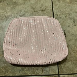 NWOT Pink Cosmetics Bag